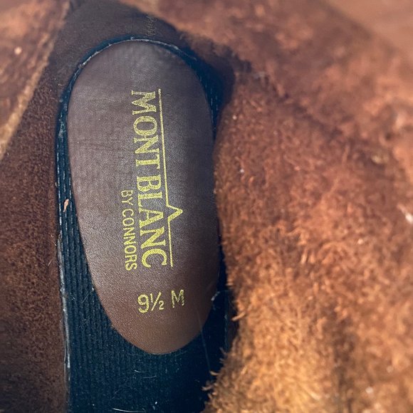 Mont Blanc by Connors, Vintage Leather Boots, Size 9.5 - Picture 5 of 7